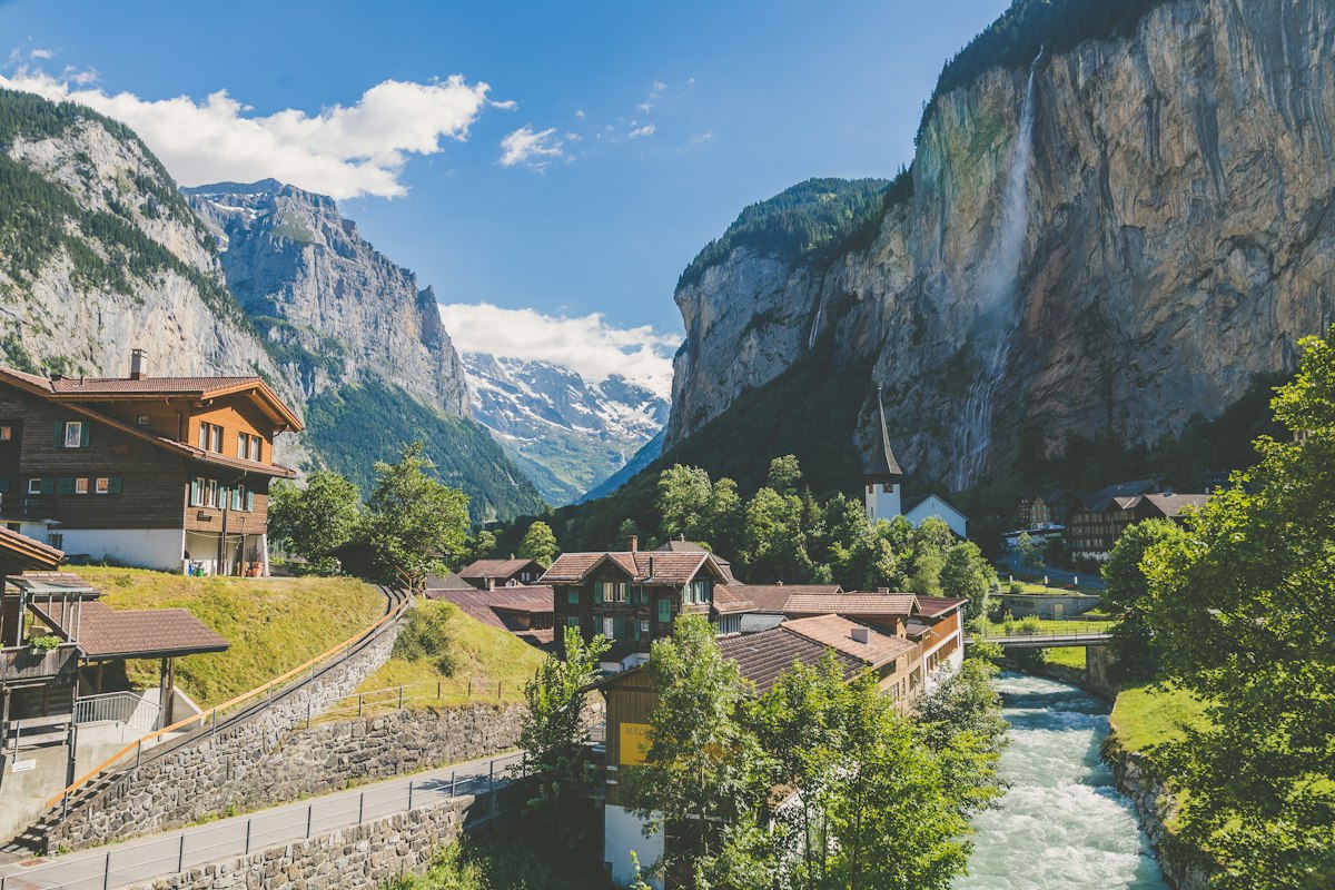Swiss Alps Scenic Mountains Europe